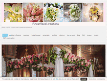 Tablet Screenshot of francisflowers.it